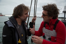 Sur le plateau du film En solitaire