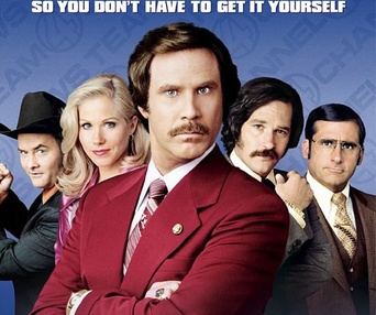Affiche du film Anchorman: The Legend of Ron Burgundy
