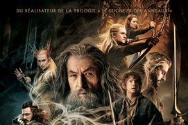 Affiche du film Le Hobbit: La désolation de Smaug Affiche du film Le Hobbit: La désolation de Smaug