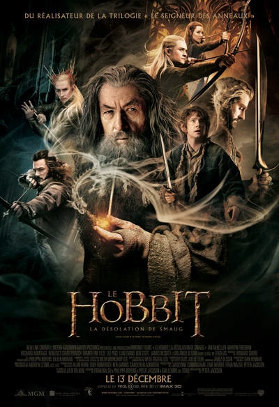 Affiche du film Le Hobbit: La désolation de Smaug