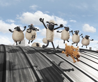 Une scène du film Shaun the Sheep