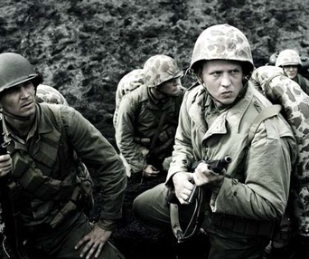 Scène du film La mémoire de nos pères