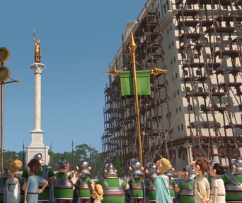 Une scène du film Astérix: Le domaine des Dieux