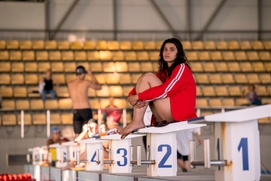 Une scène du film The Swimmers