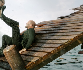 Une scène du film Meg 2: The Trench