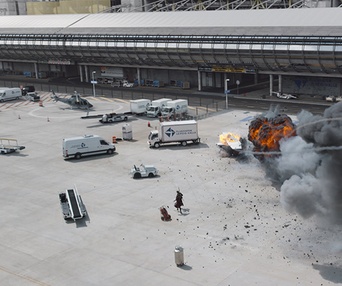 Une scène du film Captain America: Civil War