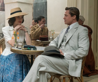Une scène du film Allied