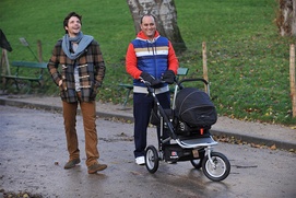Une scène du film La stratégie de la poussette