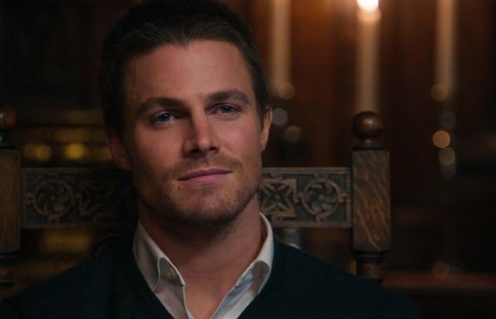 Une scène de la série Arrow