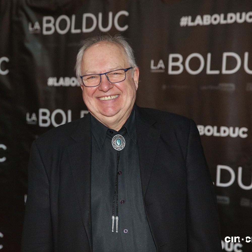 Sur le tapis rouge du film La Bolduc
