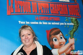 Sur le tapis rouge du film Le retour du petit chaperon rouge : La contre-attaque