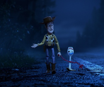 Une scène du film Toy Story 4