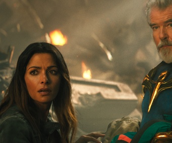 Une scène du film Black Adam