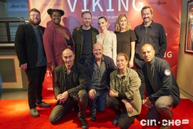 Sur le tapis rouge du film Viking