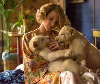 Une scène du film The Zookeeper's Wife