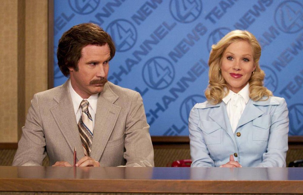 Une scène du film Anchorman: The Legend of Ron Burgundy