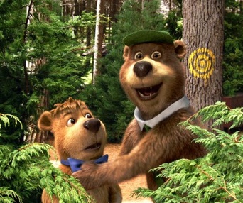 Une scène du film Yogi Bear