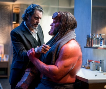 Une scène du film Hellboy