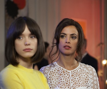 Une scène du film Le Redoutable