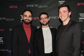 Tapis rouge de la première du film Jusqu'au déclin