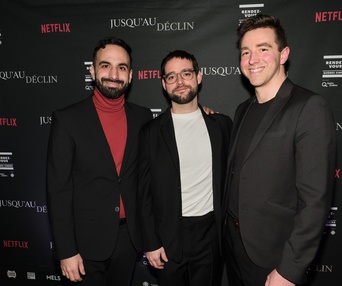 Tapis rouge de la première du film Jusqu'au déclin