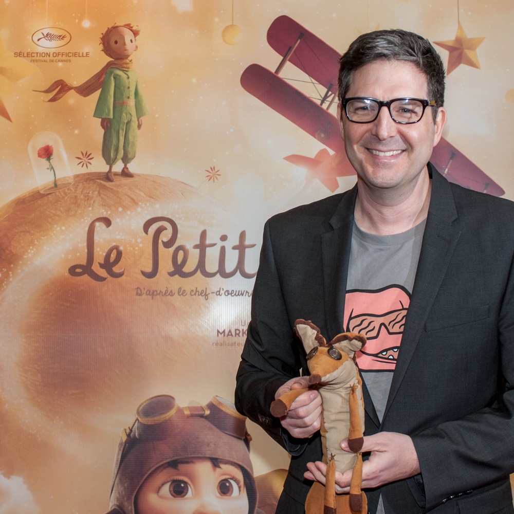 Sur le tapis rouge du film Le petit prince