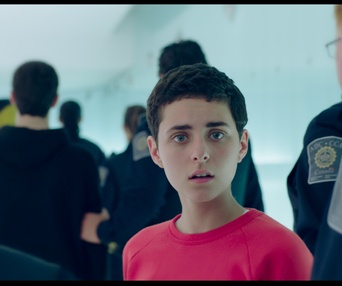 Une scène du film Antigone