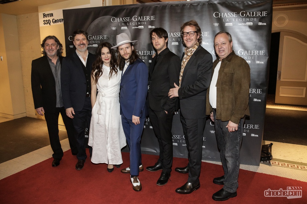 Sur le tapis rouge du film Chasse-Galerie : La légende