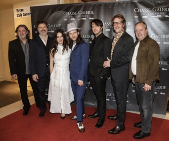 Sur le tapis rouge du film Chasse-Galerie : La légende