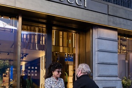 Une scène du film House of Gucci
