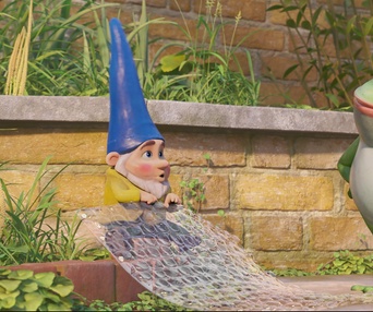 Une scène du film Sherlock Gnomes