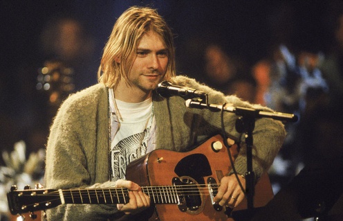 Kurt Cobain dans MTV Unplugged