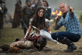 Sur le plateau du film Thor: The Dark World