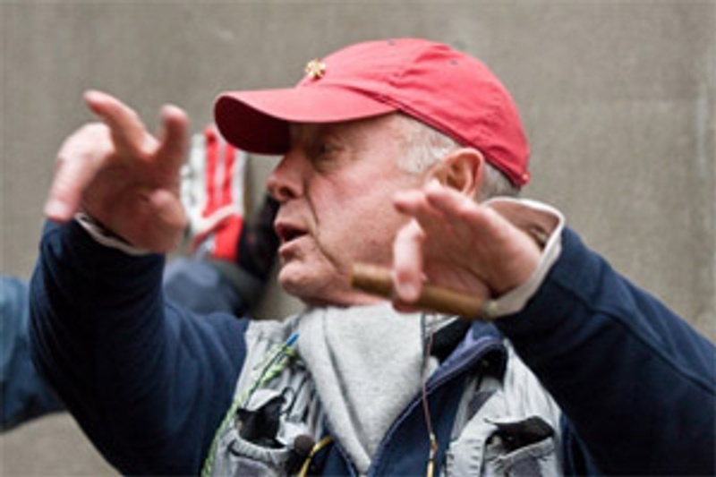 Tony Scott sur le plateau du film The Taking of Pelham 1 2 3