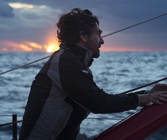 Une scène du film En solitaire