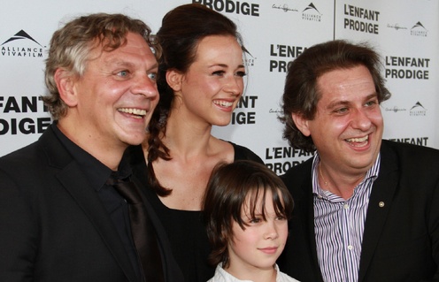 Sur le tapis rouge de L'enfant prodige