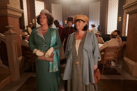 Une scène du film Death on the Nile Une scène du film Death on the Nile