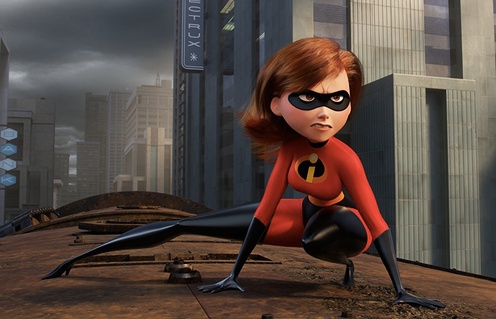 Une scène du film Incredibles 2
