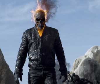 Une scène du film Ghost Rider: Spirit of Vengeance
