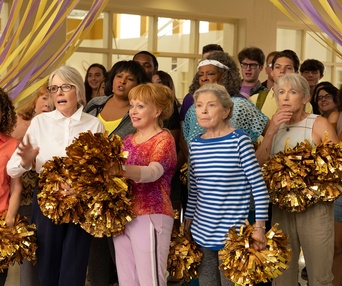 Une scène du film Poms