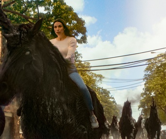 Une scène du film Shazam! Fury of the Gods