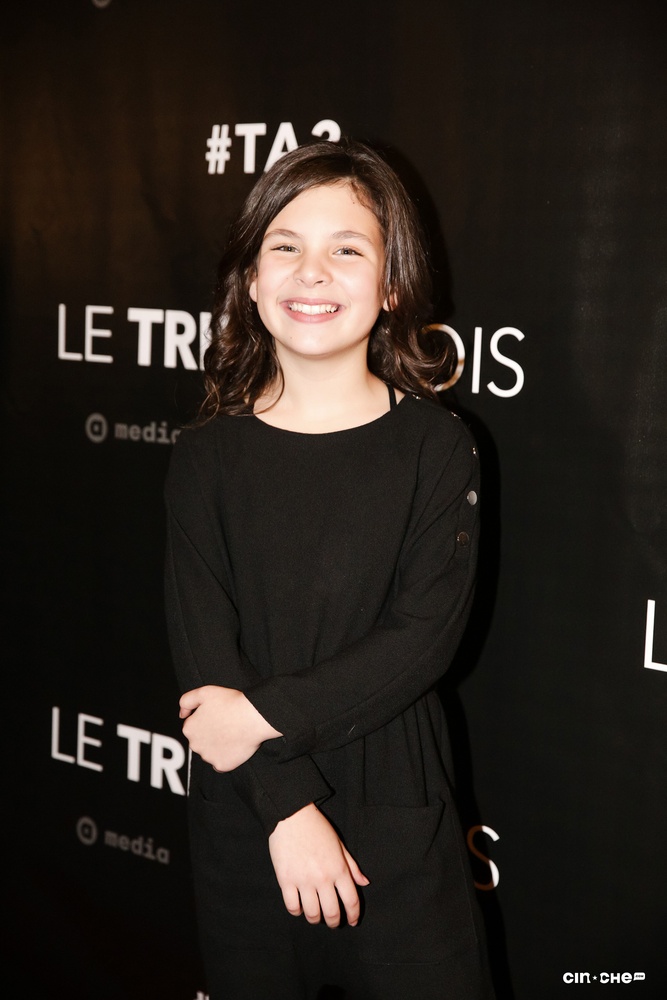 Sur le tapis rouge du film Le trip à trois