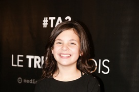 Sur le tapis rouge du film Le trip à trois