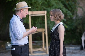 Sur le plateau du film About Time Sur le plateau du film About Time