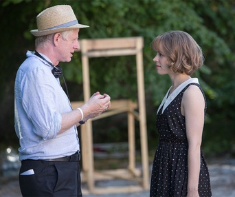 Sur le plateau du film About Time