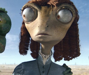 Une scène du film Rango