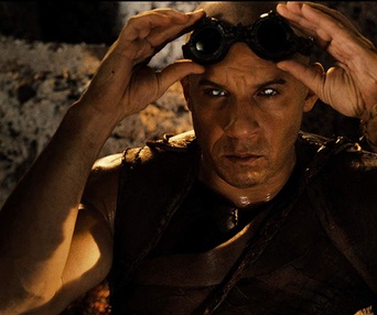 Une scène du film Riddick