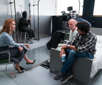 Une scène du film Glass