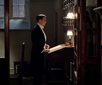 Une scène du film Downton Abbey