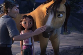 Une scène du film Spirit Untamed Une scène du film Spirit Untamed